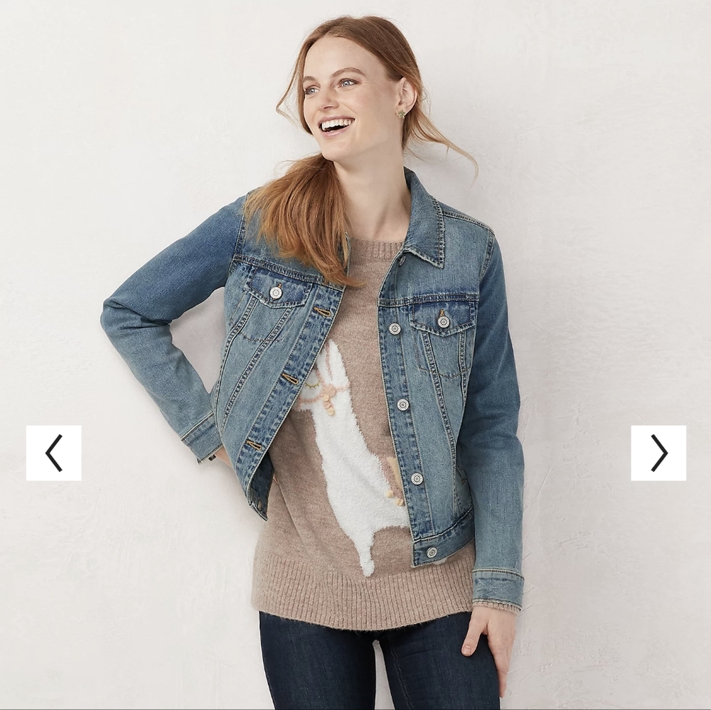 LC Lauren Conrad Blue Jean Jacket